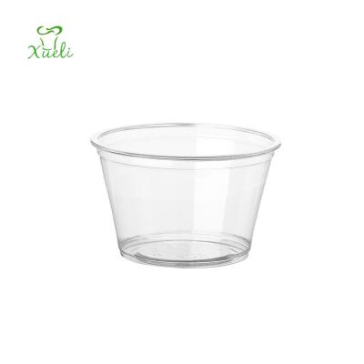 China European ECO Disposable PET Sauce Cup 4OZ Plastic Plastic Take Away Soy Sauces Container for sale