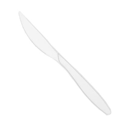 China 100% Compostable Bio Tableware Heavy Duty Knife Disposable PLA Degradable Knives for sale