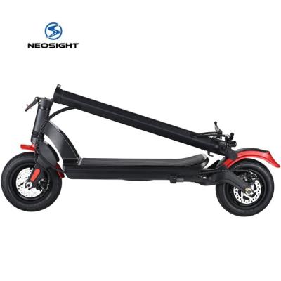 China Unisex Lithium Battery Powered Foldable Electric Scooter For Adult With 10inch Tires for sale