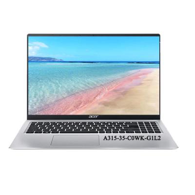 China Intel Celeron N5100 8GB DDR4 RAM 256GB Business Acer Thin Business Laptop 15.6 FHD Display Camera SSD Webcam Online WiFi Win10 Silver for sale