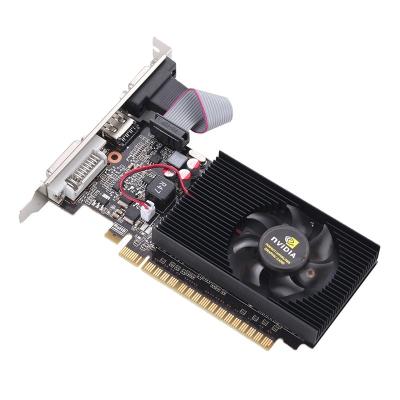 China GeForce GT610 Desktop Gaming Graphics Card (PCIe 2.0, 1GB GDDR3 Memory for VGA, Single DVI Ball Fan Bearings Design Video Card for sale