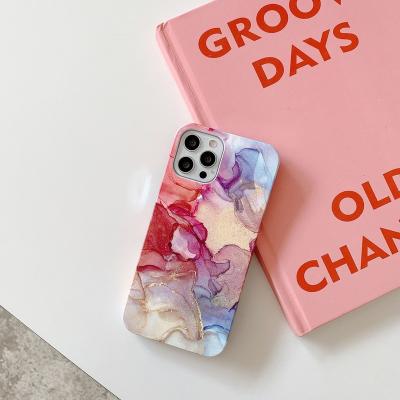 China Stylish Shockproof Marble Case For Iphone 13 pro Max Ultra Slim Glossy Cover For Iphone 11 Protective Shockproof PC Cases For Iphone 12 for sale