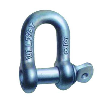 China All Sizes Japan Style Straight Shackle Pin Round Shackle 3000 Ton / Year for sale