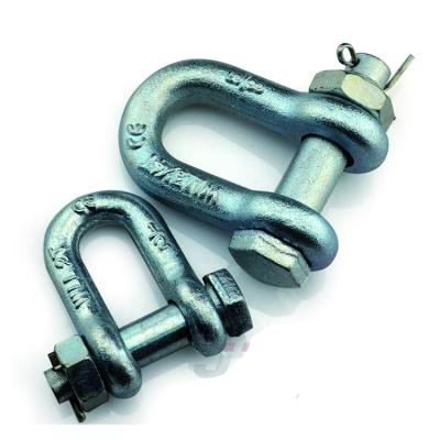 China DIN 82101 Heavy Industry Shape AC Drop Forged Chain Shackle for sale