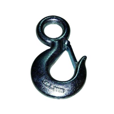 China Carbon or Alloy Steel Steel Material Rigging Type US Drop Forged 320A Alloy Steel Eye Lifting Hook With Latch for sale