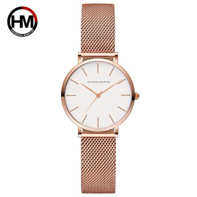 China Not Specified Factory Suppliers 2019 Gold Dial Custom Quartz Rose Gold Women Private Label Watch Wholesale for sale