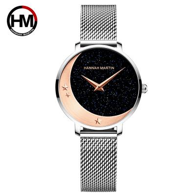 China Non-specific Silver Stainless Steel Clock Ladies Quartz Wrist Women Bracelet Mesh Strap Casual Waterproof Watch for sale