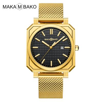 China New best non-specific quality simple fashion with Japan quartz movement square watch for men waterproof professional square luminous watch for sale