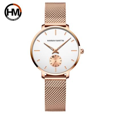 China Non-Specific Fashion Gift Luxury Waterproof For Women Stainless Steel Quartz Rose Gold With Band Female Analog Wrist Clock Female Wrist Watch for sale