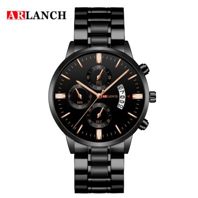 China Hot Top Luxury Men's Chronograph 2020 Brand Stainless Steel Watches Men's Classic Quartz Men's Wrist Watch for sale