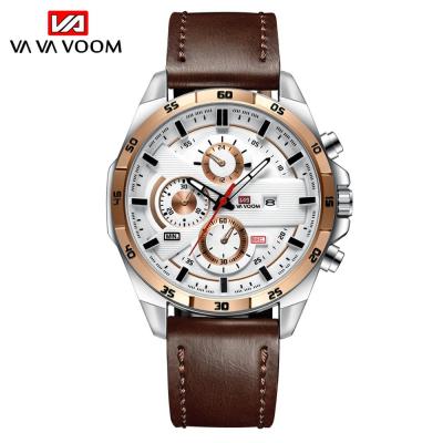 China OEM Factory Price Calendar Resisitant Brand Design Full Stainless Steel Waterproof Business Men's Luxury Sports Watch for sale