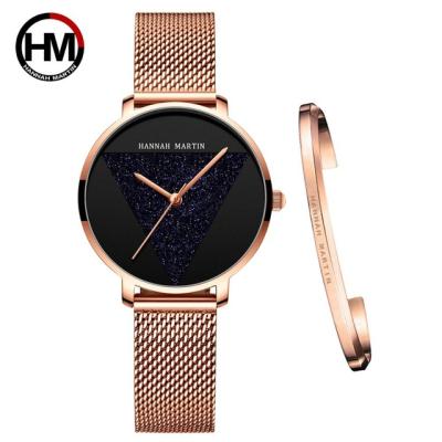 China DIVER Women's Quartz Watches Simple Rose Gold Stainless Steel Mesh Quartz Clock Hours Ladies Bracelet Watch Strap for sale