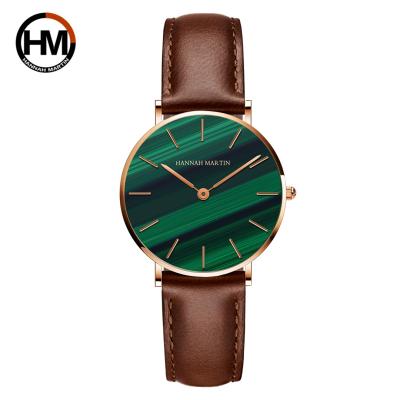 China 2021 New DIVER Watch High Quality Custom Logo Clean Design Unique Steel Case Movement Ladies Leather Strap Crystal Watch for sale