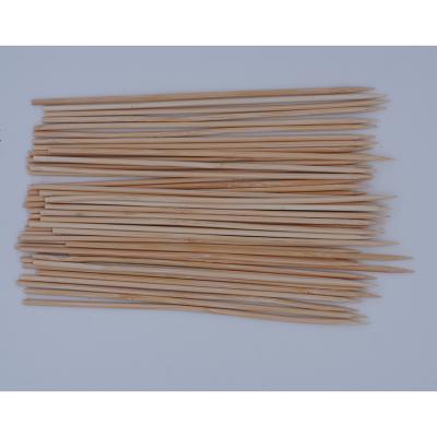 China Heat Resistance Environmental Friendly Disposable Pure Natural Barbecue Bamboo Stick for sale