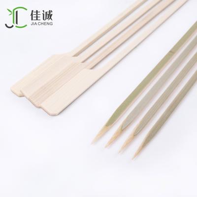 China High quality natural cheap bamboo skewer kebab wide 24cm teppo heat resistance price barbecue bbq skewer for sale