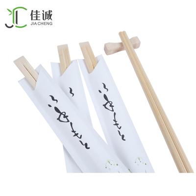 China Eco-frlendly Shape Disposable Solid Snacks Cutlery Bamboo Tensoge Chopstick for sale