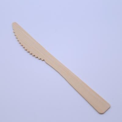 China Home Eco-Friendly Disposable Bamboo Hotel Restaurant Fork Knife Spoon Cutlery Set for sale