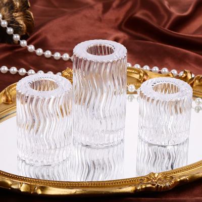 China New Next Home Office Decorative Decoration Europe Candle Holder Candle Glass Jar for sale