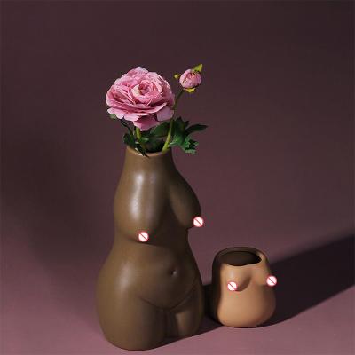 China Ware Ceramic Vases Living Room Decoration Display Crafts Home Art Flower Vase for sale