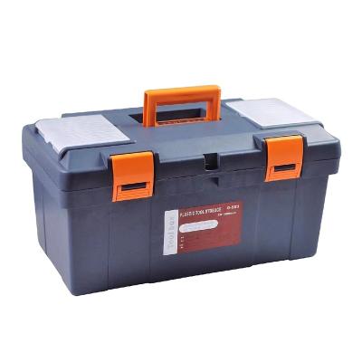 China Tools Box Plastic Tool Box With Removable Tray And Parts for sale