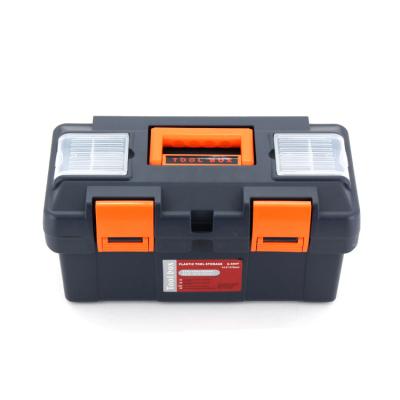 China Portable plastic hardware storage tool box with handle for basic DIY tools for sale