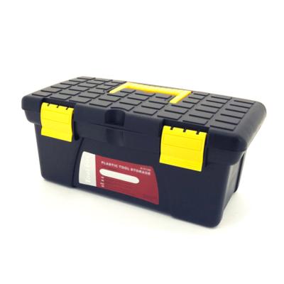 China Hardware Tools Storage G-519D Plastic Hardware Tool Box With Removable Tote Tray for sale