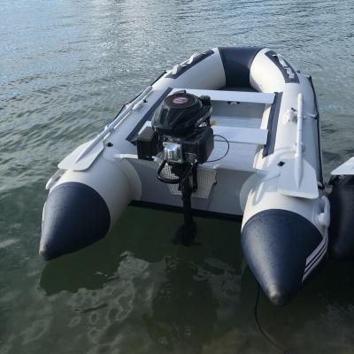 China Aluminum PVC Floor PVC Hull 9.0ft Inflatable Fishing Kayak for sale