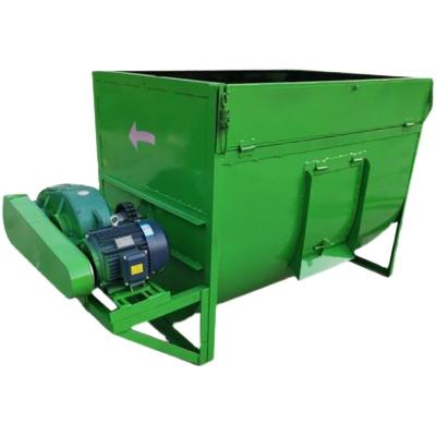 China TOMORROW Livestock and Sheep Fodder Machine Feed Mixer Whole Day Dry Grass Farms Direct Selling Machine Horizontal Mixing Silk Crusher and Wet for sale