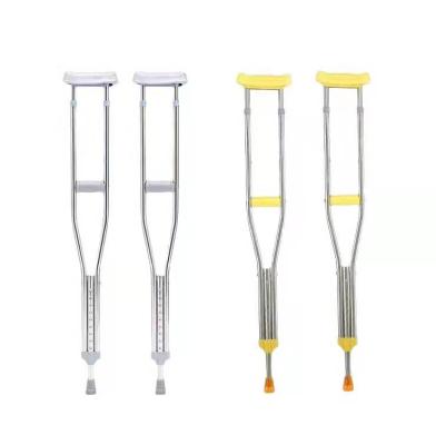 China Aluminum Alloy Factory Custom Medical Adjustable Orthopedic Axillary Walking Crutches for sale