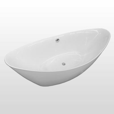 China Simple Design Hotel Egg Shape Bathroom Freestanding Tub And Acrylic Solid Outdoor Standing Bathtub for sale