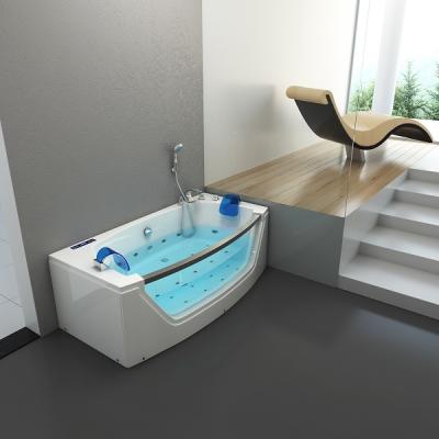 China Modern White Color High Quality Hot Selling Acrylic Whirlpool Massage Bathtub for sale