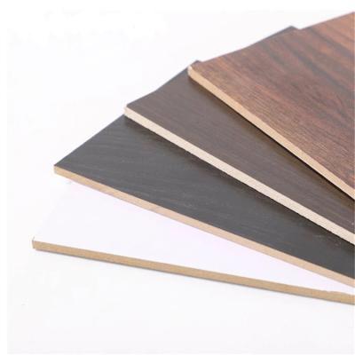 China Melamine plywood log tray panel 25mm 11mm veneer hpl moisture proof decorated middle density for sale