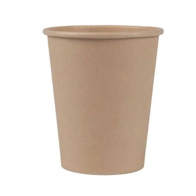 China Disposable Factory Wholesale Reusable Brown Coffee Paper Cup for sale