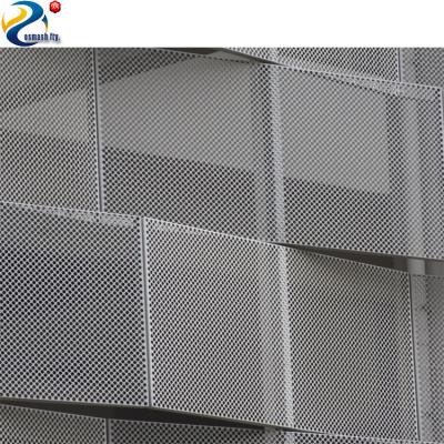 China Modern Easy Installation Materials Curtain Wall Decorative Metal Panels Facade Pegboard for sale