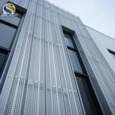 China archectural stainless steel aluminum metal perforated sheet panels for facade MCF-001 for sale