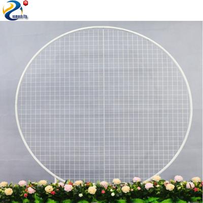 China wedding white circle gold backdrop board decoration WWW001 for sale