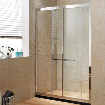 China Contemporary Semi Frameless Glass Sliding Shower Door Shower Enclosure (FY2885) for sale