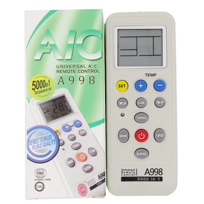 China High Quality Universal JINCAN 2022 LED Signal Light LCD Display A/C Remote Controller For Air Conditioner 5000 in 1 A998 for sale