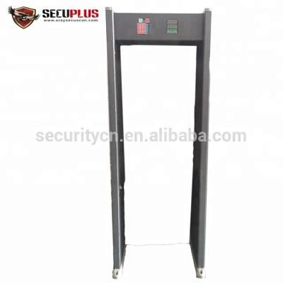 China Indoor Use 6 Zones Pitch Detector SPW-IIIA Walk Through Metal Detector for sale