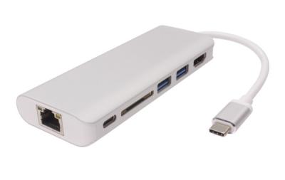 China USB 3.1 HUB Type C docking station Type C hub connect port 6 in 1 USB-C HUB with Wlan for sale