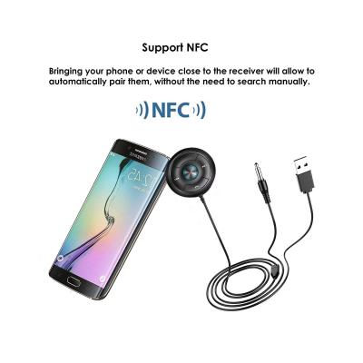 China USB Audio 3.5mm Female AUX Car Charging Bluetooth Car Kit for ipod iphone for sale