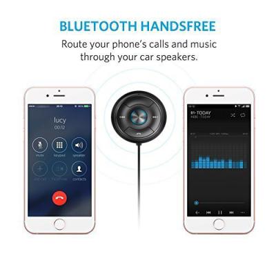 China Universal 3.5mm jack Bluetooth Car Kit Hands free Music Audio Receiver Adapter Auto AUX Kit for for sale