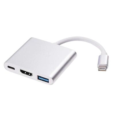 China USB-C to  Adapter USB Type C to 4K  with USB 3.0 and USB-C Charging Port Cable Adapter for Apple MacBook for sale