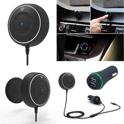 China AUX Bluetooth 3.5mm Audio Output Receiver Car Kit Handsfree calling for sale