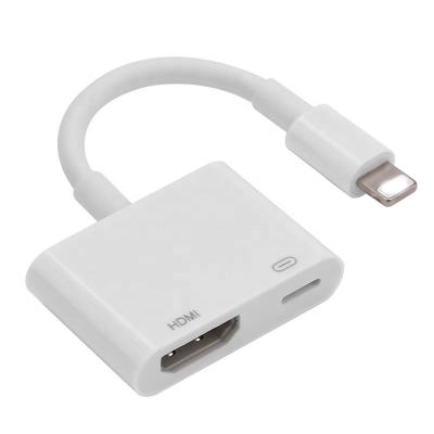 China Apple Lightning to Digital AV Adapter Lighting to  1080P with Lighting Charging port for sale