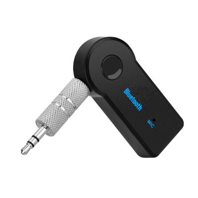 China Universal Bluetooth Transmitter Car Kit Handsfree 3.5mm Streaming Car A2DP Wireless AUX Audio Music Receiver Adapter for sale