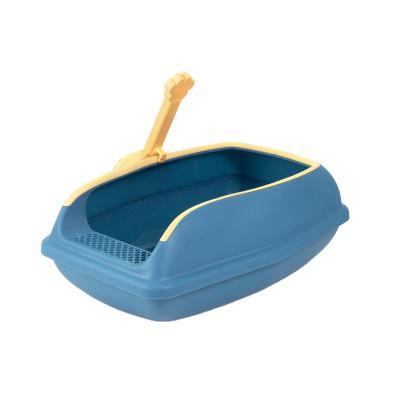 China Hot Selling Wholesale Professional Professional Plastic Waste Bin Pet Toilet Cat Litter Anti Splatter Pan for sale