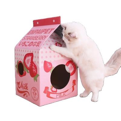 China Professional Paper Stocked Cat Scratch Board Cat Scratcher From Manufacturer Hot Sell Corrugated for sale