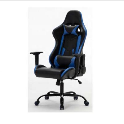 China Factory Wholesale Price Blue Leather Lift Swivel PVC Sponge Play Spinning Chair With Regulator for sale