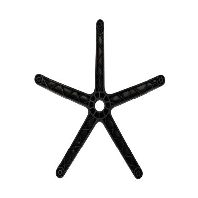 China Hot Selling Custom Swivel 300mm Nylon Plastic Chair Base Easy Installation Fashion Office Chair Parts for sale